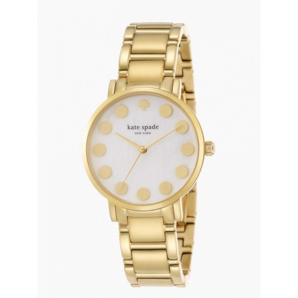 Kate Spade Gramercy Dot Gold Watch